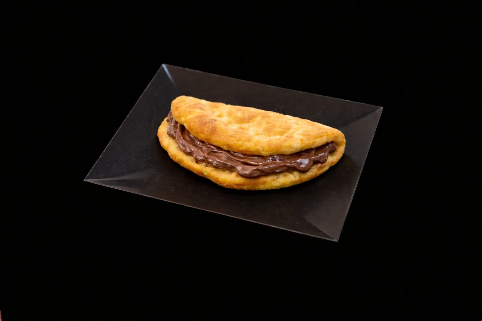 Langos with chocolate